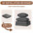 9-Piece Outdoor Chair Cushions Set, Patio Furniture Cushions Replacement with Foam Seat Cushions, Non-Slip Outdoor Seat Cushions for Patio Furniture & Outdoor Couch.-8692102