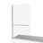 1/4" Tempered Clear Glass Bath Tub Shower Screen With Towel Bar - 3458 Model For Bathroom Use Captivating Design-121479039