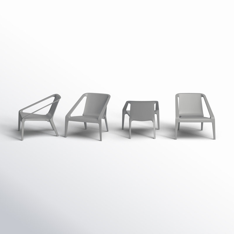 Chaise de patio Marti, Gris
