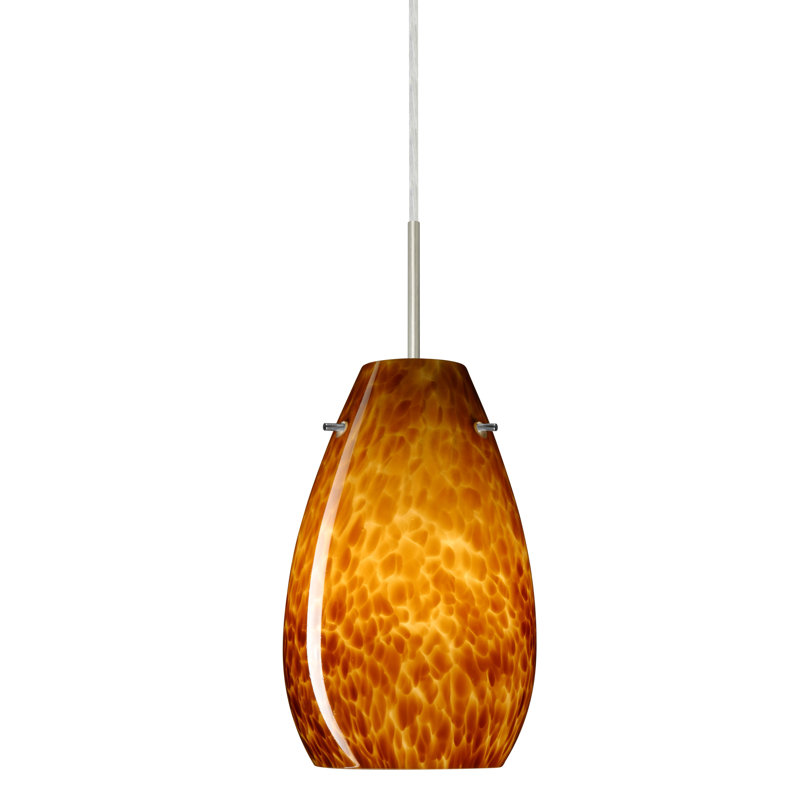 Drasner 1 - Light Single Pendant, Satin Nickel, Carrera, Incandescent