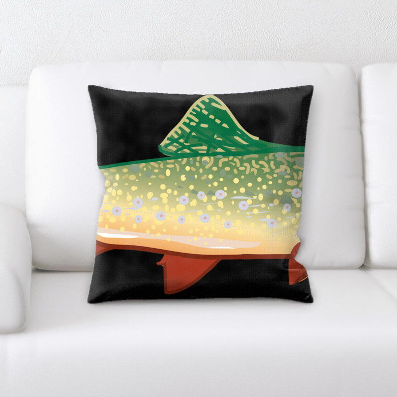 Coussin en fausse truite