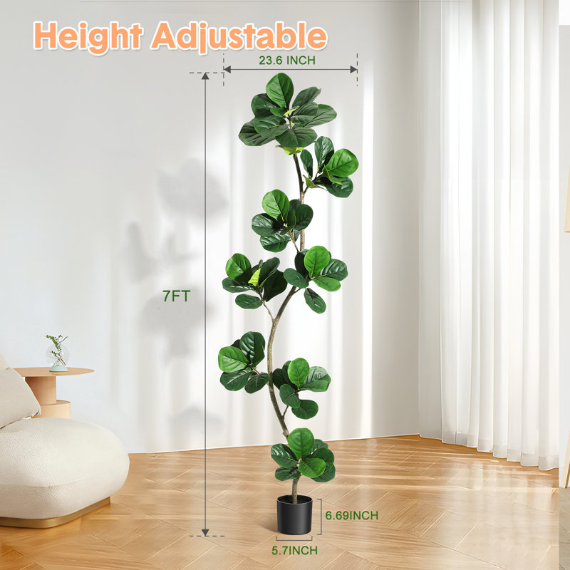 Faux Plant, 210cm H x 80cm W x 80cm D