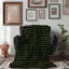 Olive Olive Waves - couverture sherpa de qualité supérieure 1 pièce-100391506