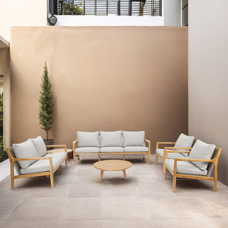 6 Piece Sofa Seating Group With Cushions