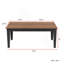 Table de salle à manger, grande table de cuisine extensible de 106,3 po-1060196732