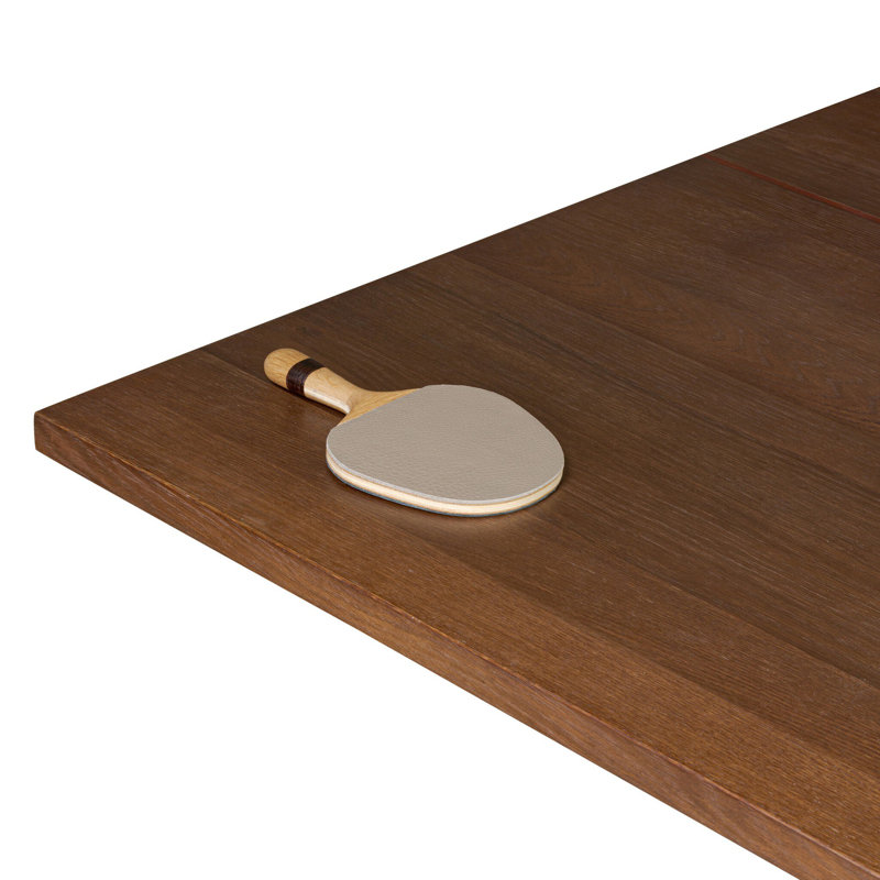 Ping Pong Table-Ebonized Oak Veneer, Black