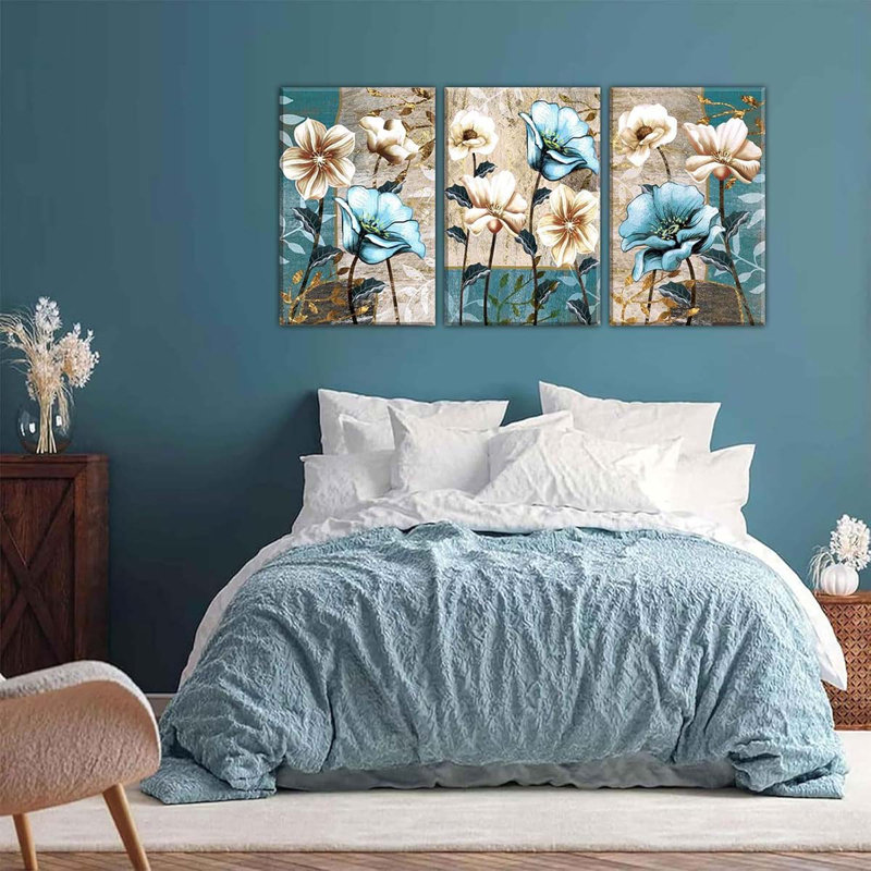 3 Piece Wrapped Canvas Print, 60 cm H x 40 cm W