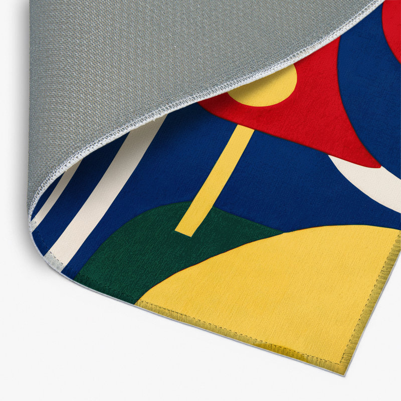 Cheerful Sway Indoor And Outdoor Area Rug, Rectangle 4' x 6'