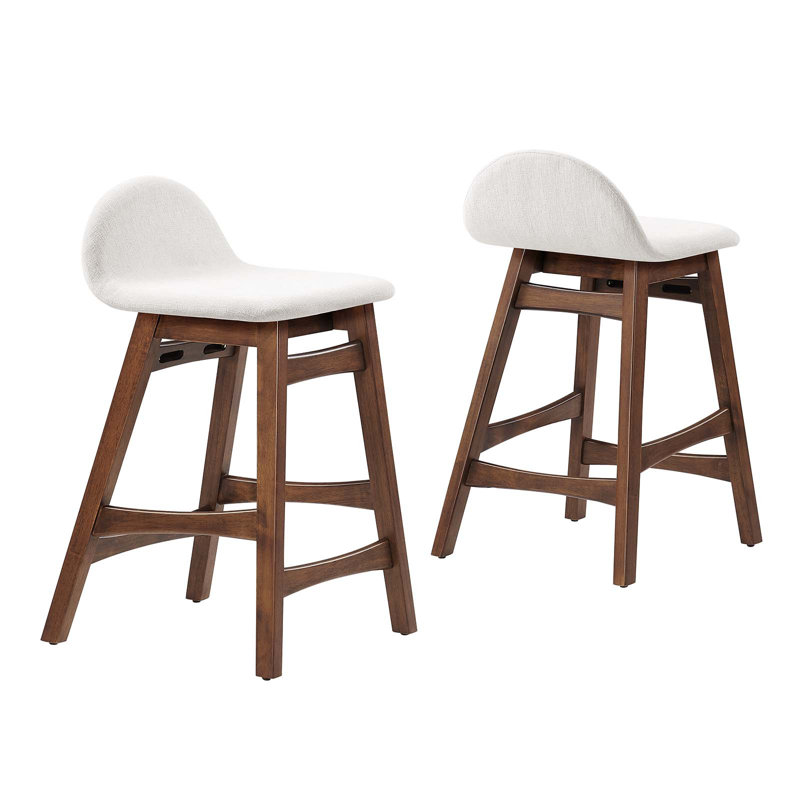 Tabouret Modway Juno, Tabouret de comptoir (siège d’une hauteur de 24, Ivoire