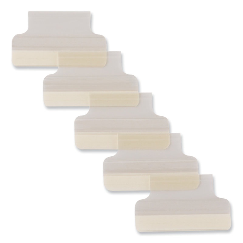 Avery Clear Self-Adhesive Index Tabs with Printable Inserts, 1 Inch, Pack of 25