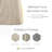 Fulcher Stone-Like 18"W Pedestal End Table-2134007114