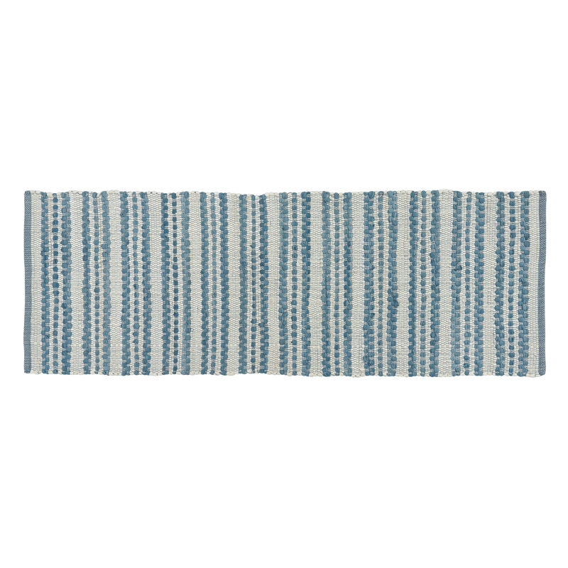 Kelula Cotton Striped Indoor Rug, Runner 2' x 6'