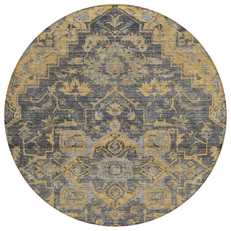 Tapis rond 8 po