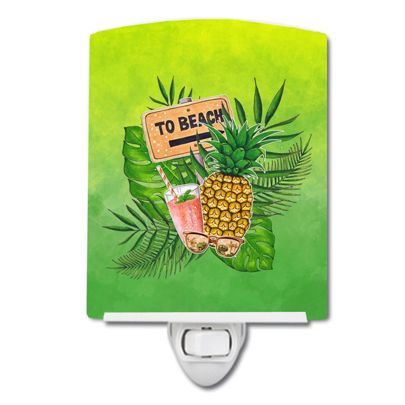 To the Beach Summer Ceramic Night Light