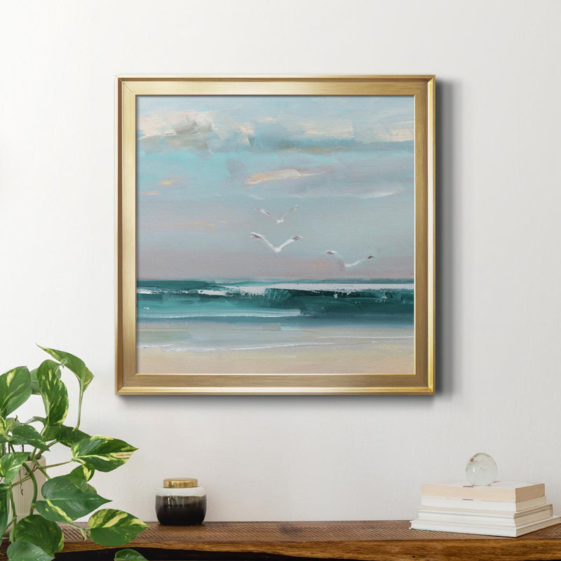 Summer Soar - Reproduction d'art sur toile encadrée, Or, H 30,5 po x l 30,5 po x P 1,5 po