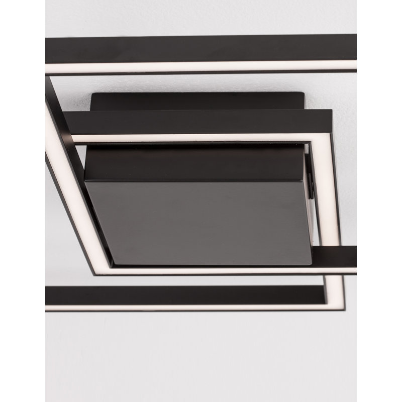 LED Flush Mount, Black