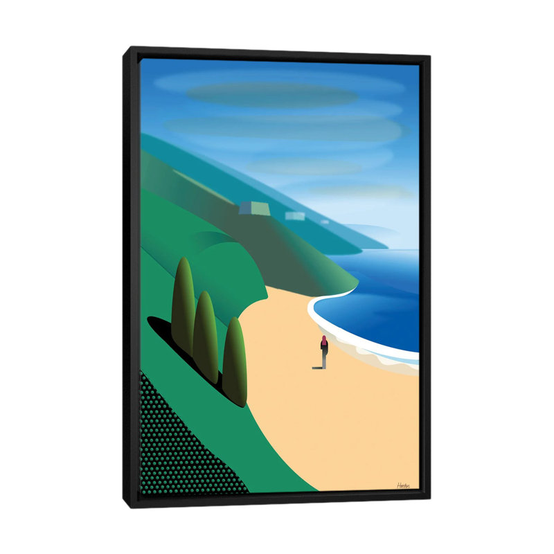 San Gregorio Beach by Charles Harker - Print on Canvas