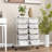 Milin 10 Drawer Storage Drawer with Locking Wheels-299059419