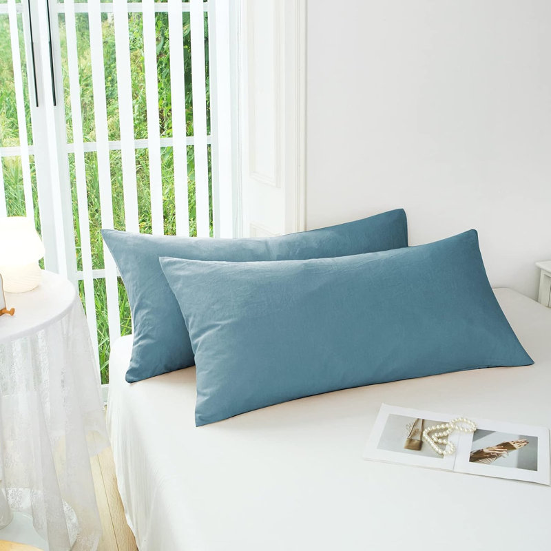 Housse de coussin réversible, Bleu