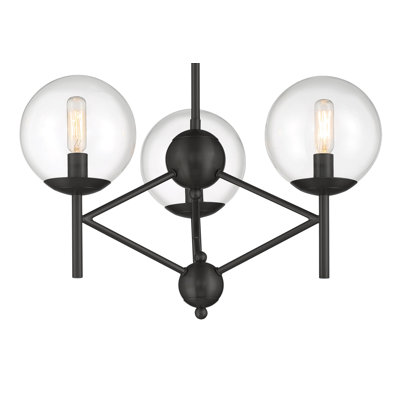 Glass Semi Flush Mount