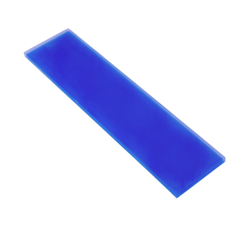 3"X 12" Matte Finished Glass Subway Tile, Blue