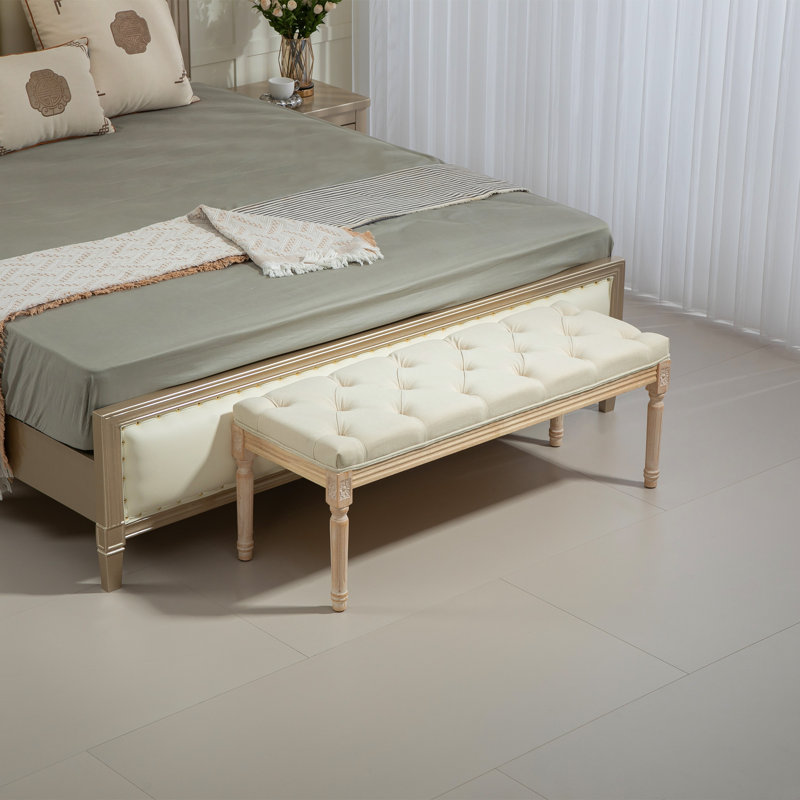 Polyester Upholstered Bench