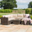 London Rattan Corner Group - with Ice Bucket-21807219