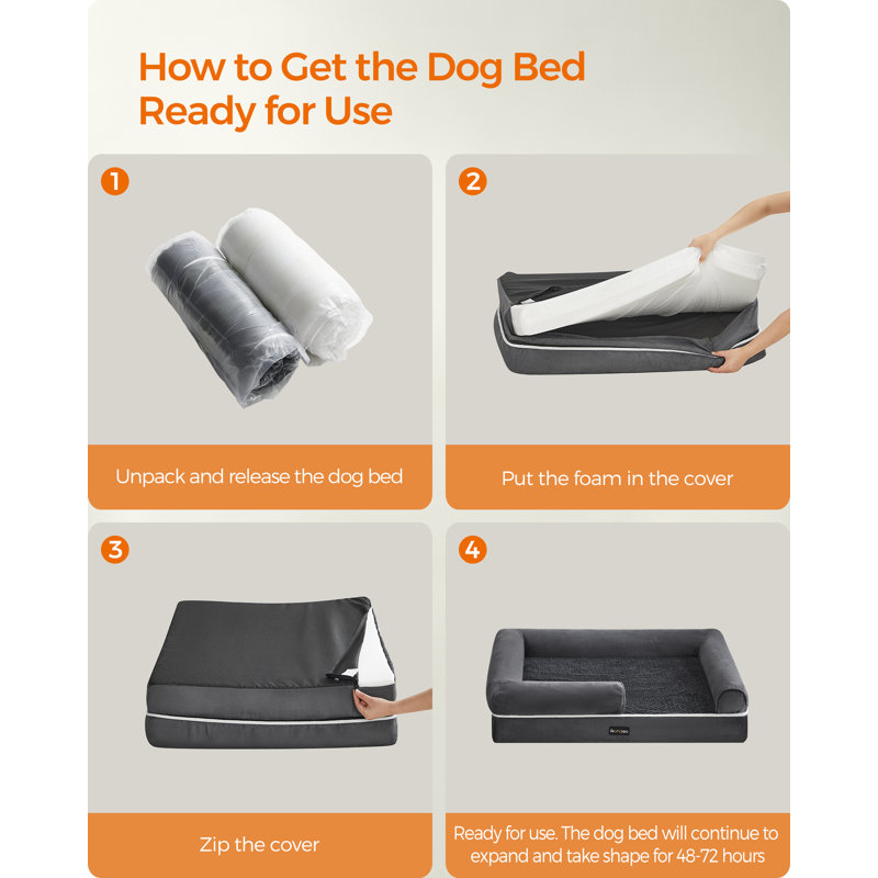 106.0x80.0x25.0cm Polyester Pet Bed