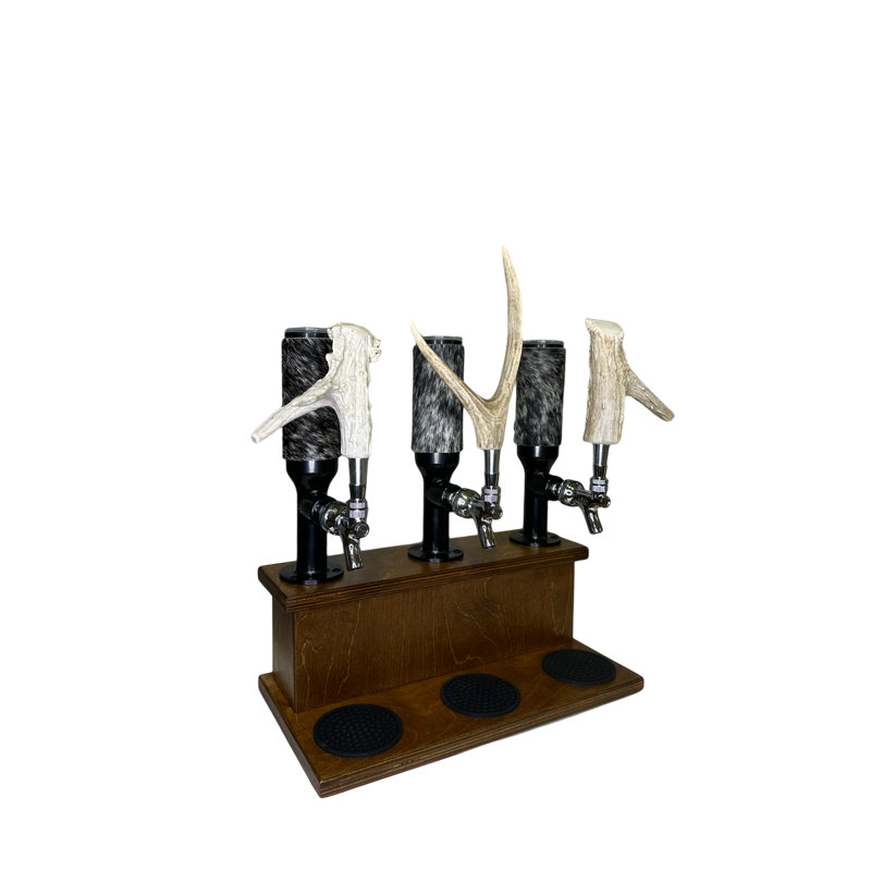 Distributeur de boissons Triple Whiskey Towers, Noir / blanc