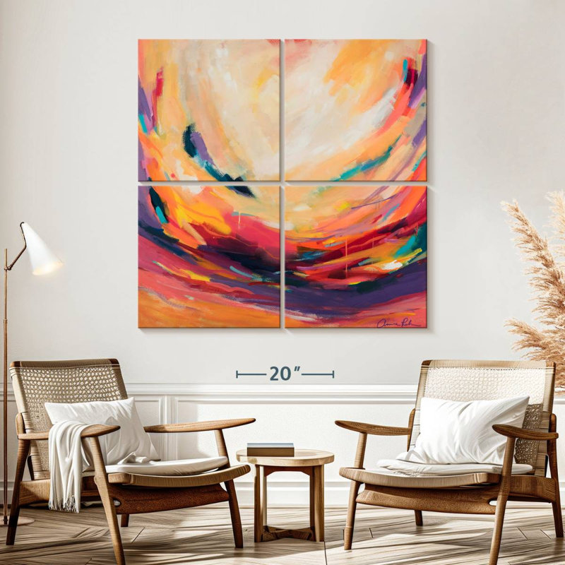 New Born Aura, 57" H x 57" W