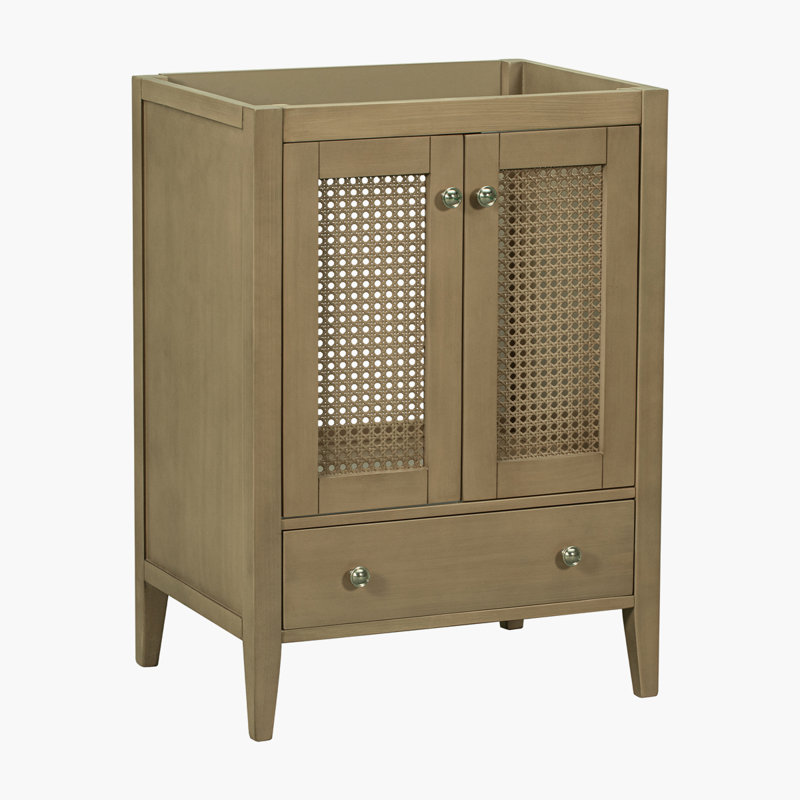 23.6" Single Bathroom Vanity Base Only in Natural