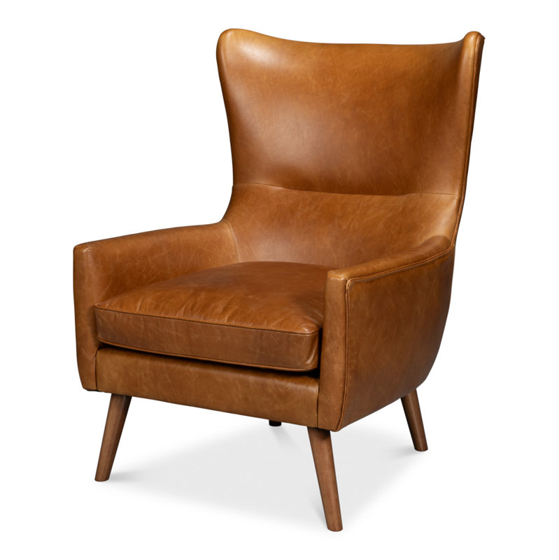 Fauteuil à oreilles rembourré Patron