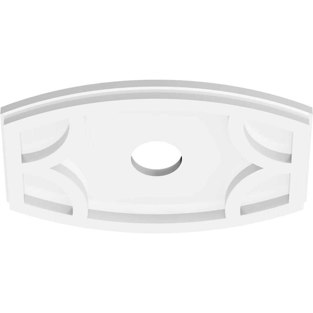 Kailey Architectural Grade PVC Contemporary Ceiling Medallion Ekena Millwork