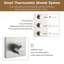 Système de douche thermostatique mural 3 fonctions 12 po-119136724