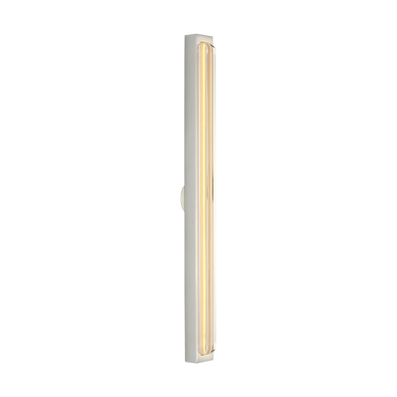 Bloccare 1 - Light LED Vanity Light, Polished Nickel, 17.9" H x 1.5" W x 1.4" D