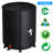 50 Gallon Black Folding Rain Barrel,Collapsible Rainwater Collector,Space Saving Outdoor Water Storage Tank for Garden,Lawn & Backyard Irrigation
