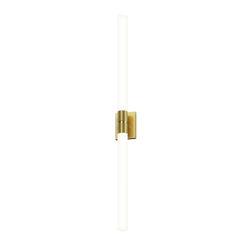 Scepter Vanity Light, Satin Brass, 3000