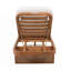 Chaise longue d'extérieur avec coussin-430896881