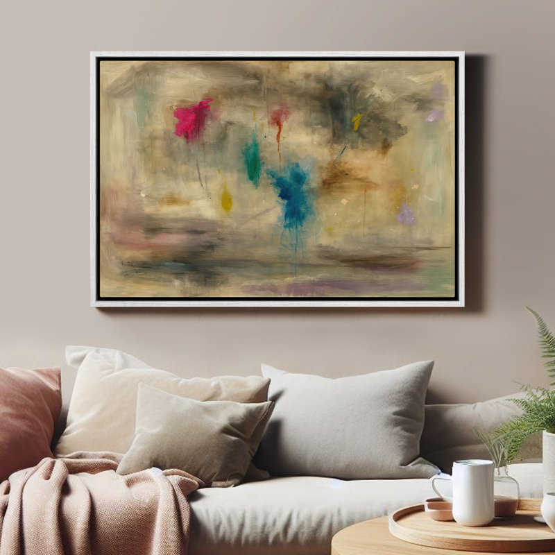Art mural encadré, rétro, antique et classique pour chambre à coucher - 16 po x 24 po, H 24 po x l 16 po, Blanc