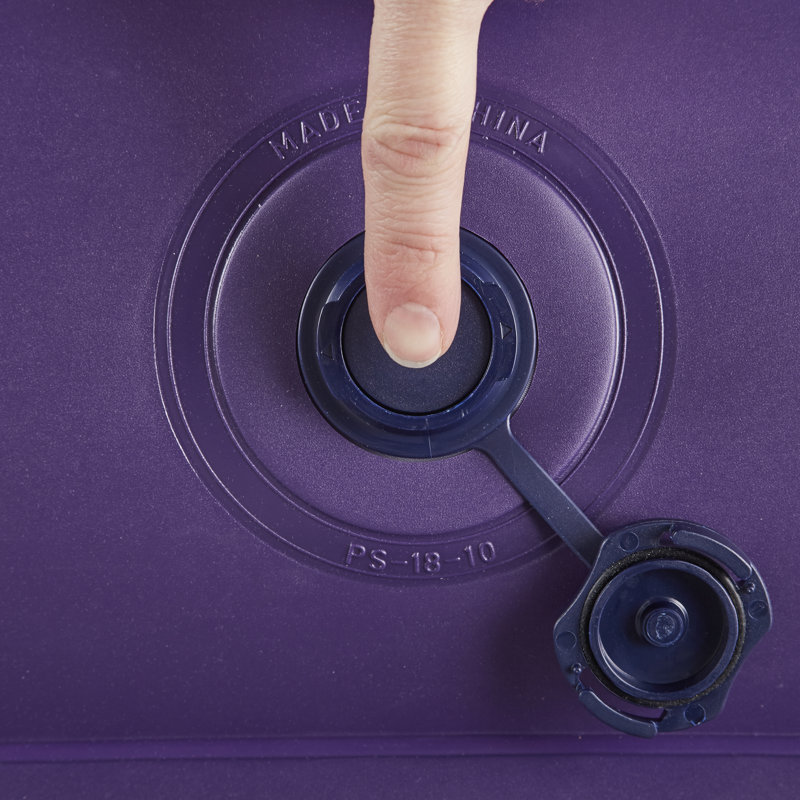Thomasville Twin Purple Raised Air Mattress with Electric Pump