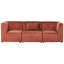 4 Seater Corduroy Corner Sectional-763557749