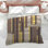 Brown Yellow Rectangular Blocks Comforter
