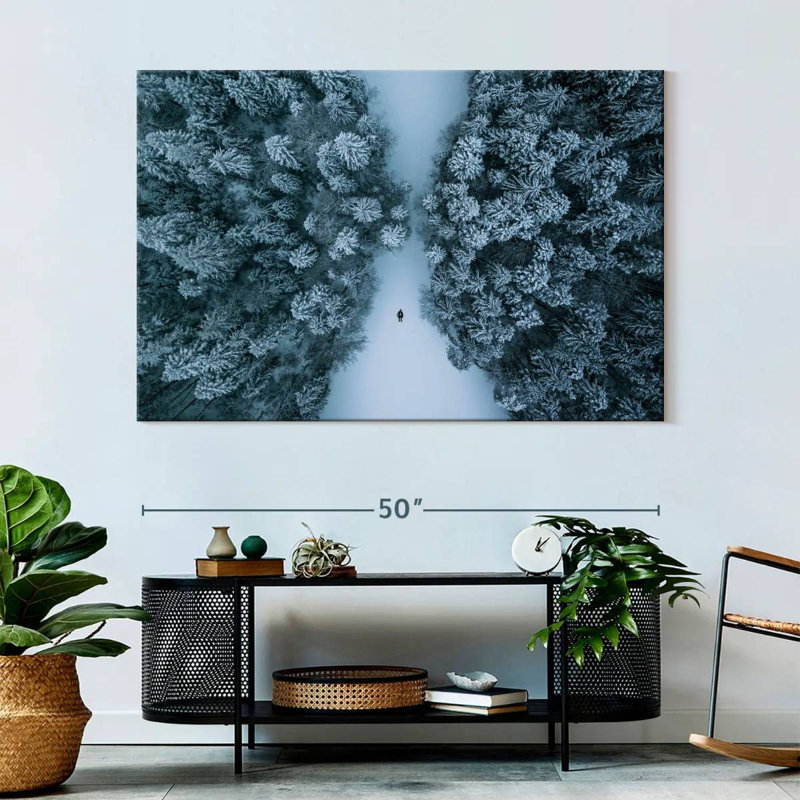 Alvord Snow Covered Pines, 34" H x 51" W