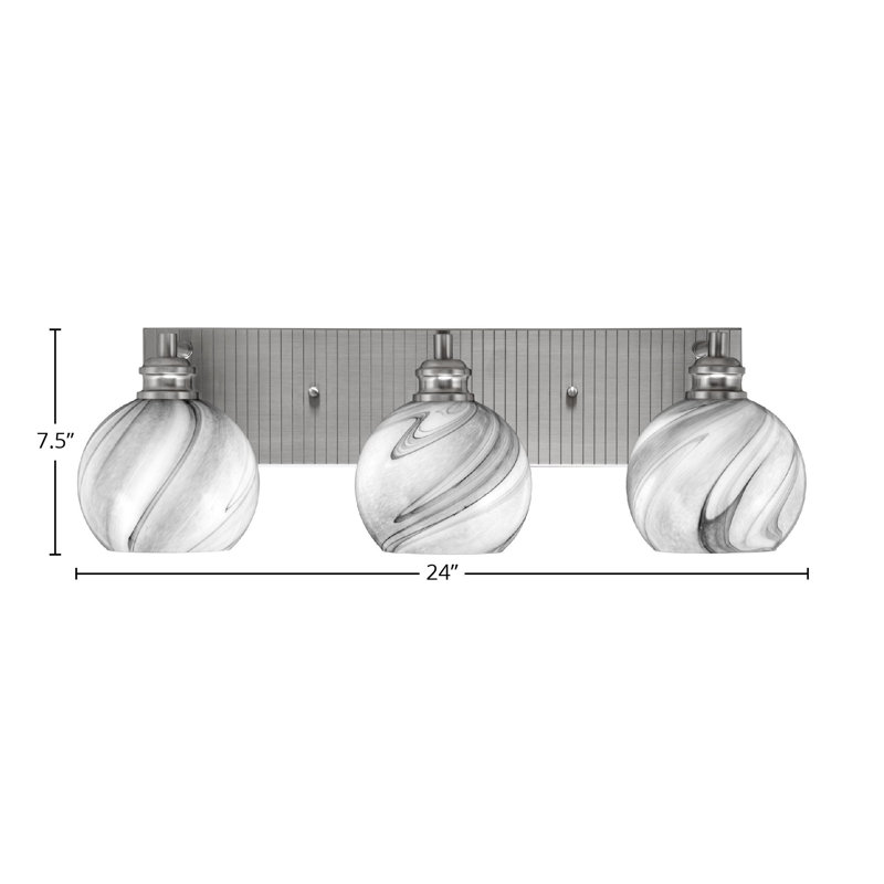 Éclairage pour meuble-lavabo 3 lumières Gulnara