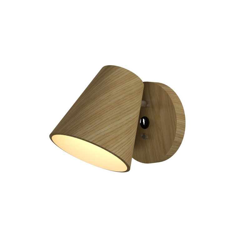 Projecteur conique en bois manufacturé, Sable