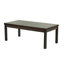 Ensemble de tables basses de couleur espresso 3 pièces avec tables basses classiques et tables de bout 2X