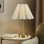Lampe de table d'appoint à contrôle de prise et à intensité variable avec prise de courant dorée Voir ci-dessous