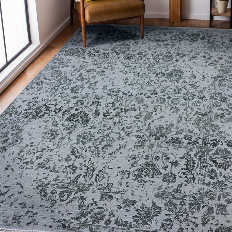 Floral Area Rug, Rectangle 8' x 10'