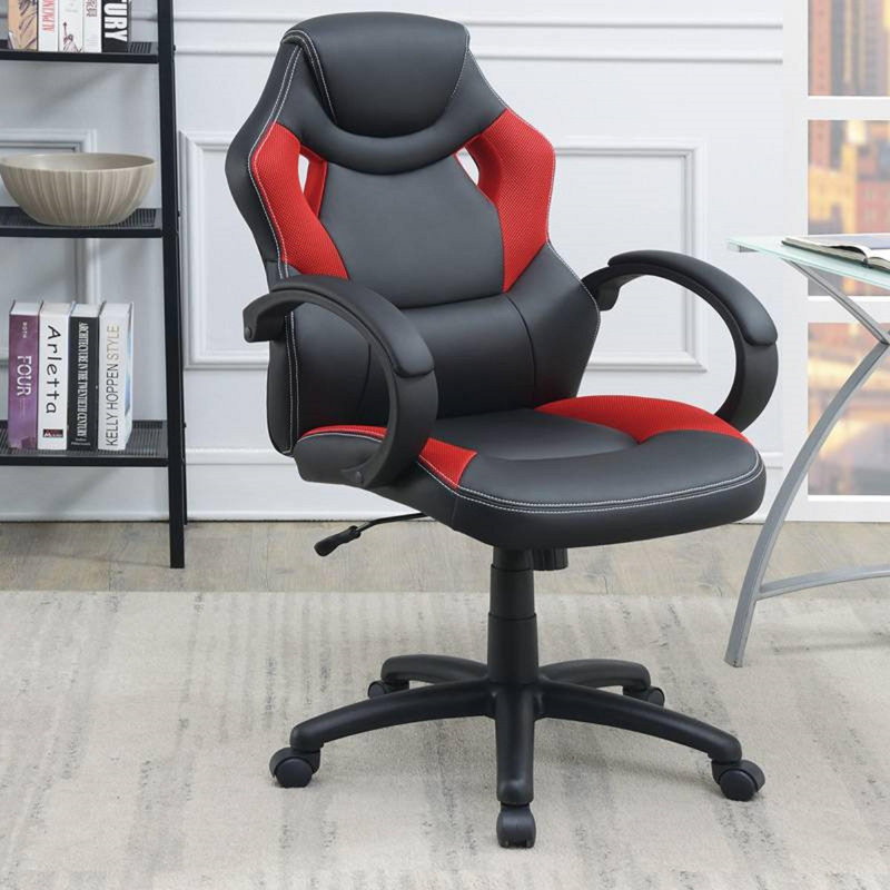Chaise de bureau rembourrée 3pc
