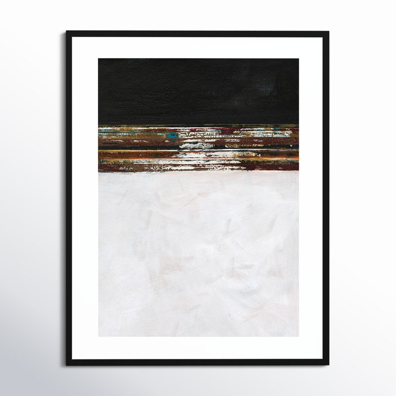 A Sense Of Space III by Jodi Fuchs, 42.12" H x 33.12" W x 0.88" D, Black Framed Paper